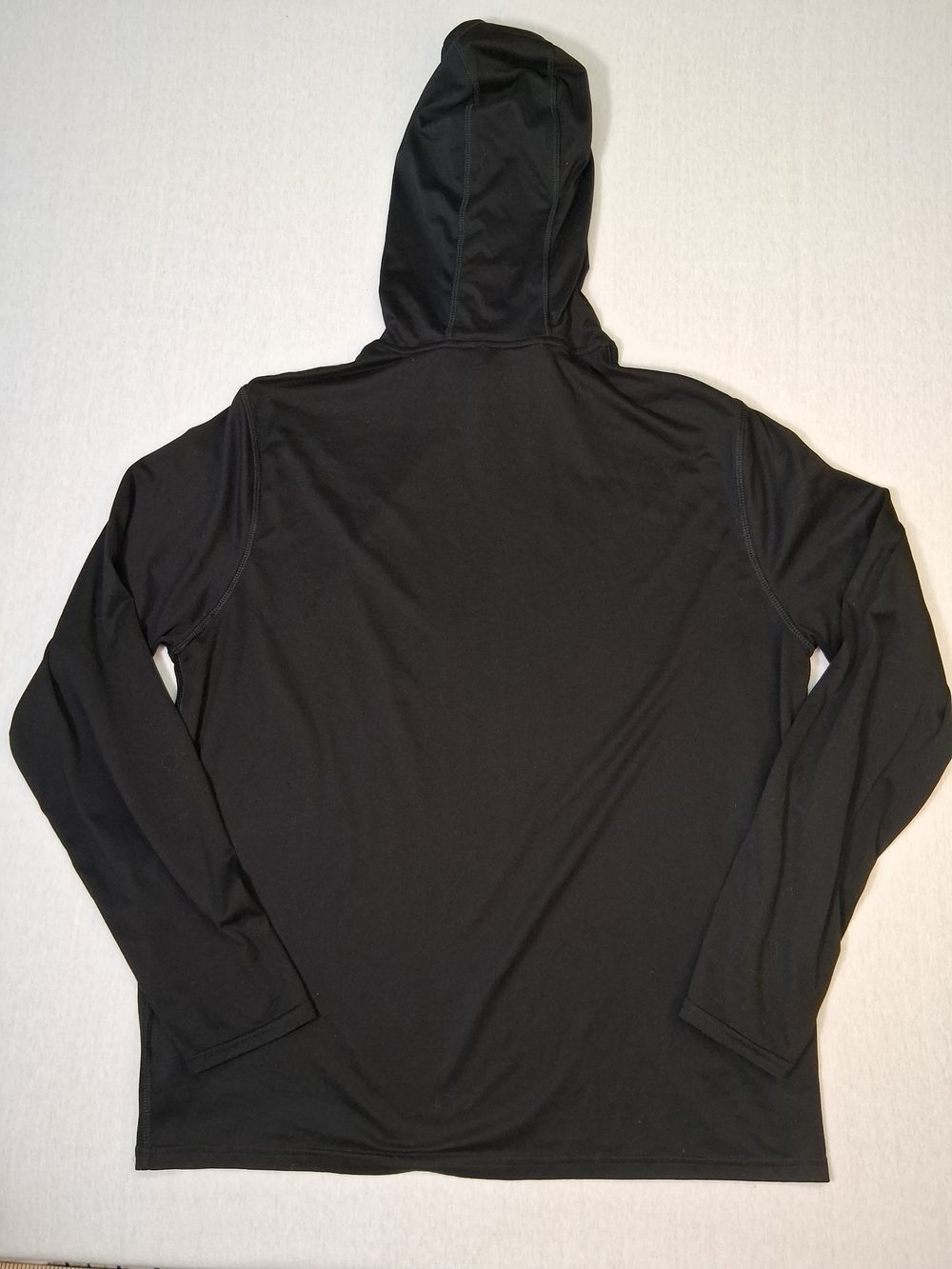 Polo Ralph Lauren Performance Lightweight Hoodie Men’s M Black Winged P Athletic - Picture 10 of 12